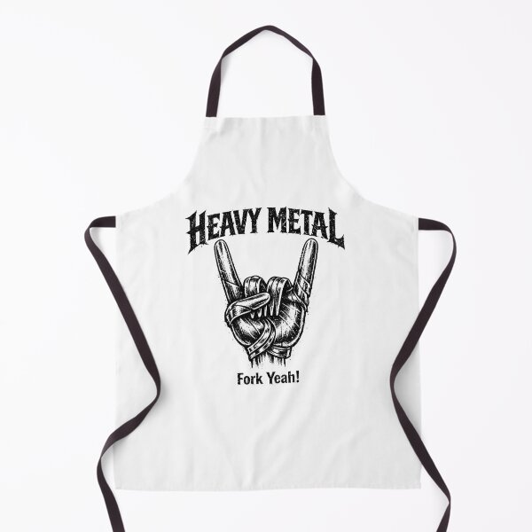 Item preview, Heavy Metal Fork Yeah - Rock On Kitchen Art designed and sold by NexKris.