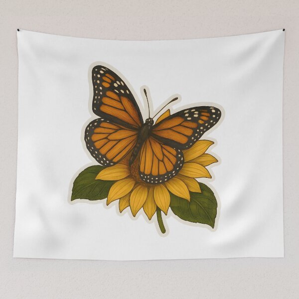 Item preview, Butterfly on Sunflower Dream designed and sold by Yomere.