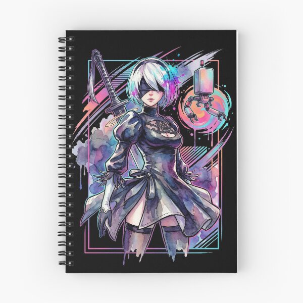Item preview, NieR Automata 2B Vaporwave Aesthetic Neon Synthwave Design designed and sold by Senpaiwaves.
