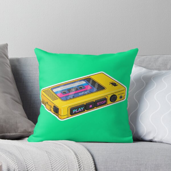 Aperçu de l'œuvre Lecteur de cassettes portable jaune etro années 90 - Archives RAL créée et vendue par RewindArtLab.