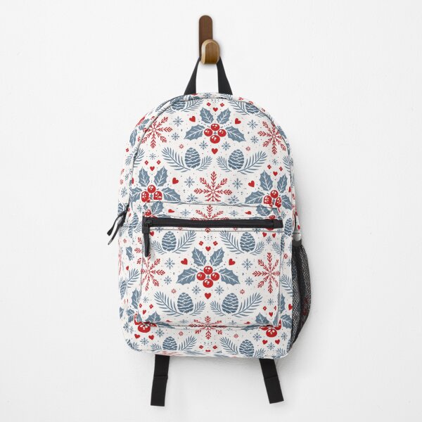 Item preview, Modern Nordic Holiday – Stylized Holly, Pine Cones, and Snowflakes designed and sold by OpenDreamArts.