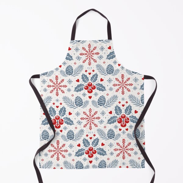 Item preview, Modern Nordic Holiday – Stylized Holly, Pine Cones, and Snowflakes designed and sold by OpenDreamArts.