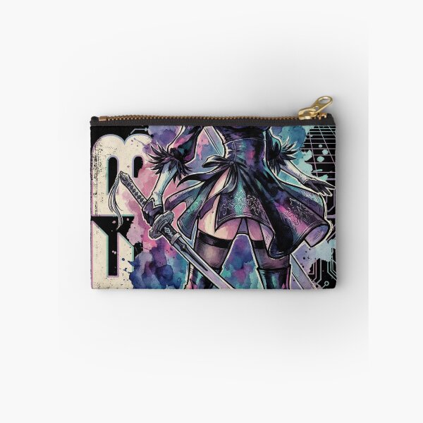Item preview, 2B YoRHa NieR Vaporwave Retro 80s Pink Teal Portrait designed and sold by Senpaiwaves.