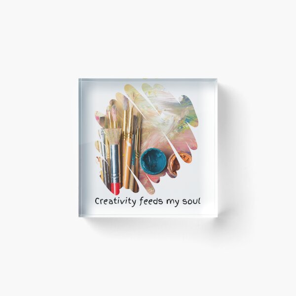 Item preview, Creativity feeds my soul designed and sold by BYrslf Wear.