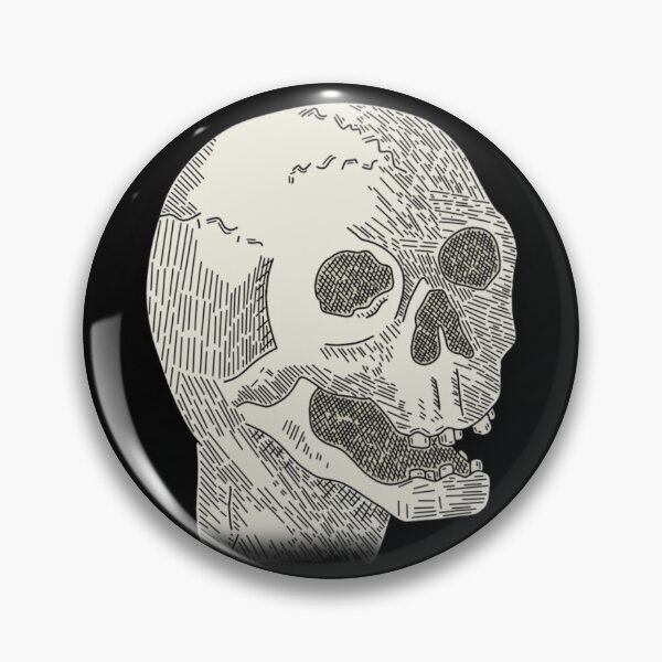 Item preview, Stylized Skull Skeleton | Memento Mori Laughing Skulls Meme designed and sold by Based History.