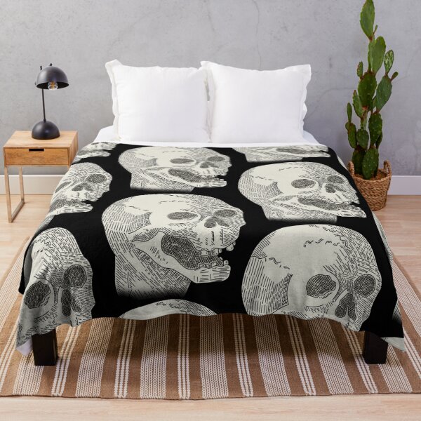 Item preview, Stylized Skull Skeleton | Memento Mori Laughing Skulls Meme designed and sold by Based History.