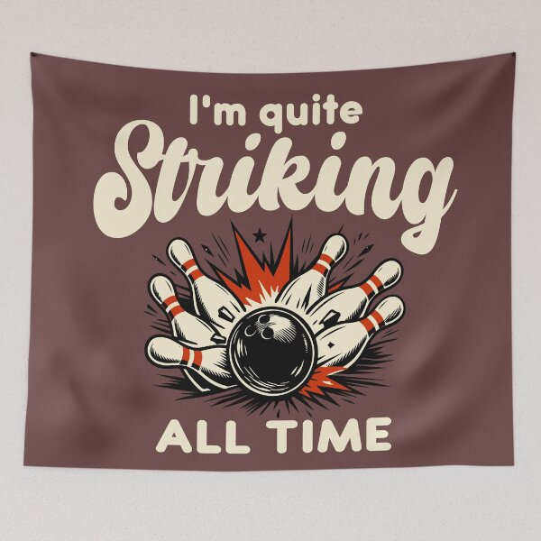 Item preview, Bowling Saying I'm Quite Striking Funny Bowling Player designed and sold by Colorfulman.
