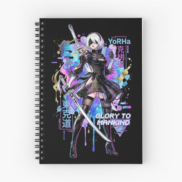 Item preview, 2B NieR Automata Vaporwave Synthwave Blindfold Aesthetic Icon designed and sold by Senpaiwaves.