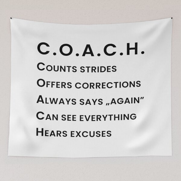 Item preview, Funny Equestrian Coach Acronym Shirt – Black Text Minimalist Design designed and sold by ArtfulVibesStudio.