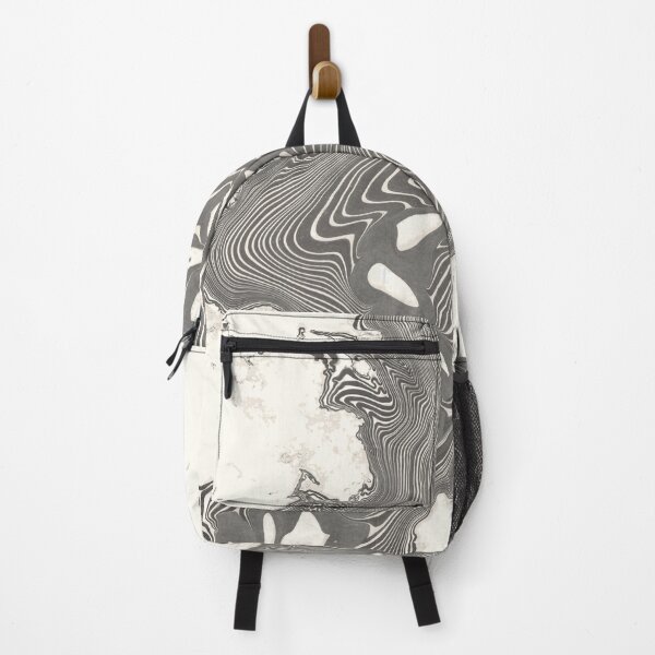 Item preview, Suminagashi Ink Flow – Black & White Japanese Marbling Abstract designed and sold by Loeiza Marik.