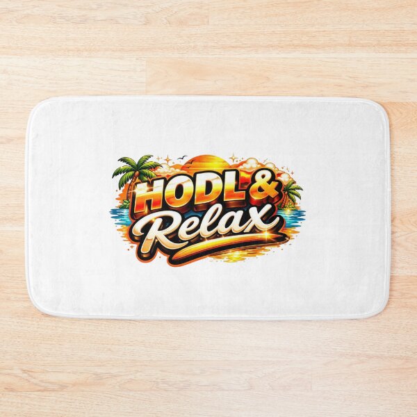 Artikelvorschau, HODL & Relax – Bitcoin Beach Sunset Crypto Lifestyle Design entworfen und verkauft von Conviction studio.