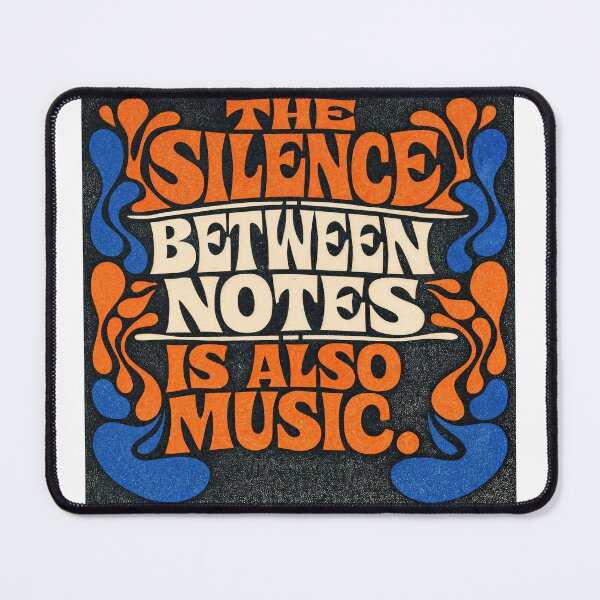 Item preview, The Silence Between Notes – Psychedelic Harmony designed and sold by ForeverPrintsOK.