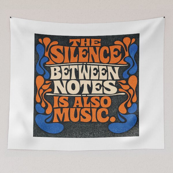 Item preview, The Silence Between Notes – Psychedelic Harmony designed and sold by ForeverPrintsOK.