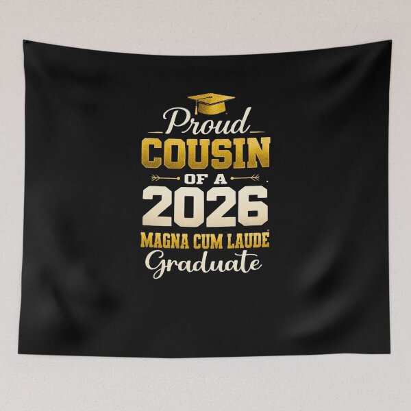 Item preview, Proud Cousin Of A 2026 Magna Cum Laude Graduate Family Graduation Celebration Design designed and sold by bilal sibgui.