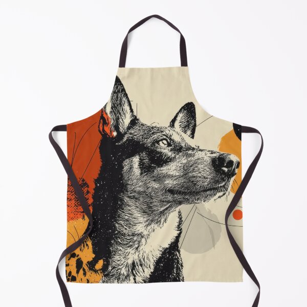 Item preview, Dog artwork with abstract shapes designed and sold by anytka.