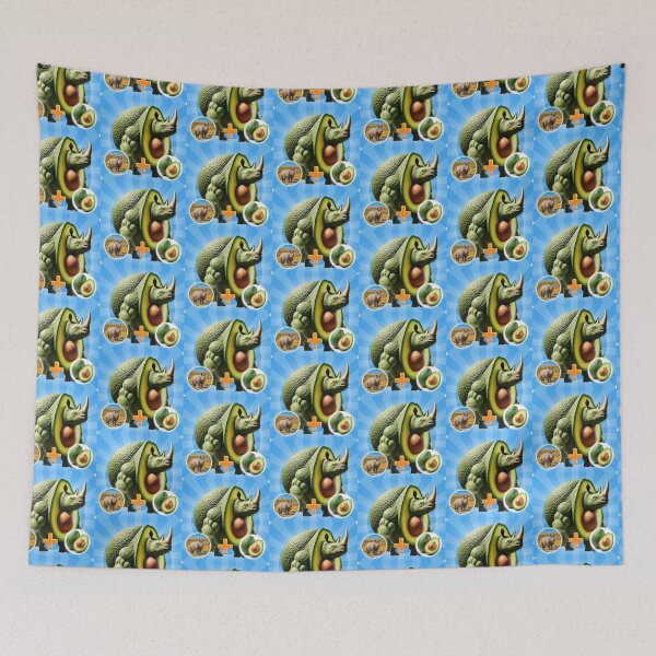 Item preview, Avocado Rhino – Weird Cursed Hybrid Meme designed and sold by EchoWave11.