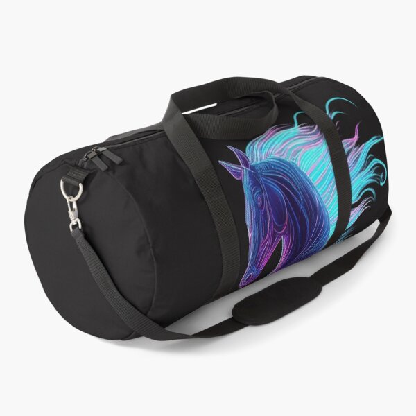 Item preview, Cyberpunk Horse - Neon Synthwave Stallion - 6th Dimension Spirit Art designed and sold by RS-Globalist-.