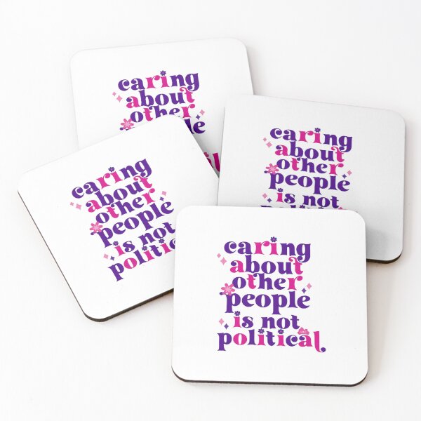 Item preview, Caring About Other People Is Not Political Humanity Quote designed and sold by SkeletonsDanger.