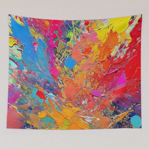 Item preview, Abstract Color Collision designed and sold by RockitBaby.