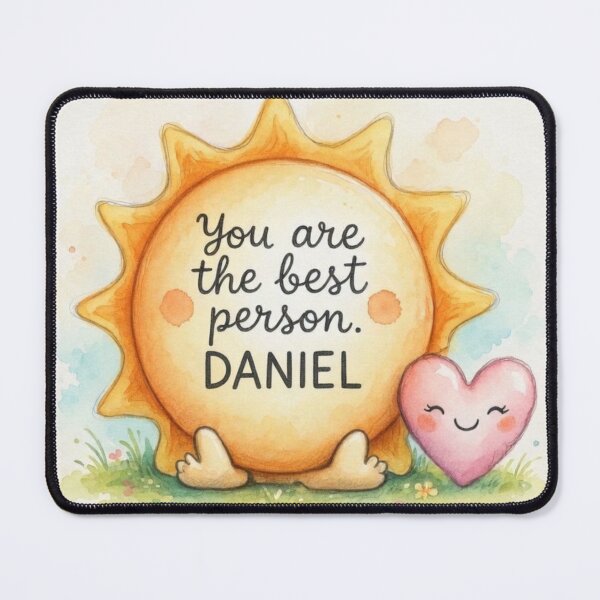 Item preview, Kawaii Sun Illustration For Daniel Custom Name designed and sold by fofo1973.