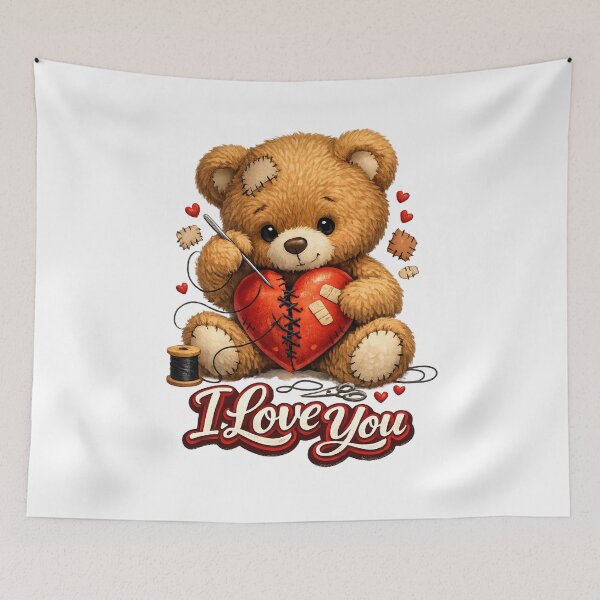 Item preview, Teddy love you designed and sold by Baphomet34.
