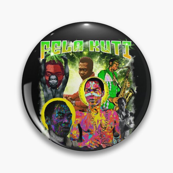 Item preview, Fela Kuti Vintage Bootleg collage - Afrobeat music Retro 90s style designed and sold by Youngkev-arts.