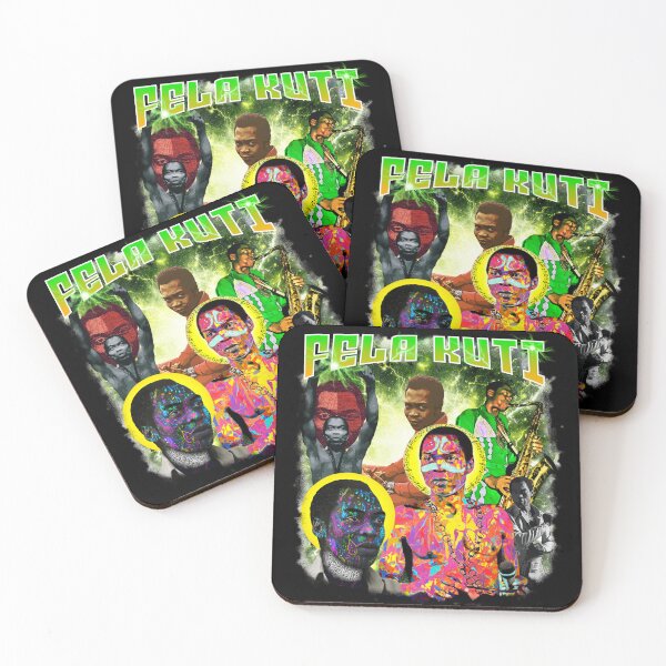 Item preview, Fela Kuti Vintage Bootleg collage - Afrobeat music Retro 90s style designed and sold by Youngkev-arts.