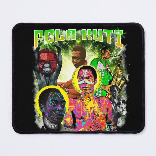 Item preview, Fela Kuti Vintage Bootleg collage - Afrobeat music Retro 90s style designed and sold by Youngkev-arts.