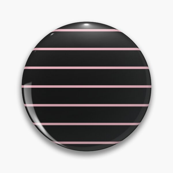 Item preview, Black And Blush Horizontal Pinstripes Pattern designed and sold by pattern-archive.