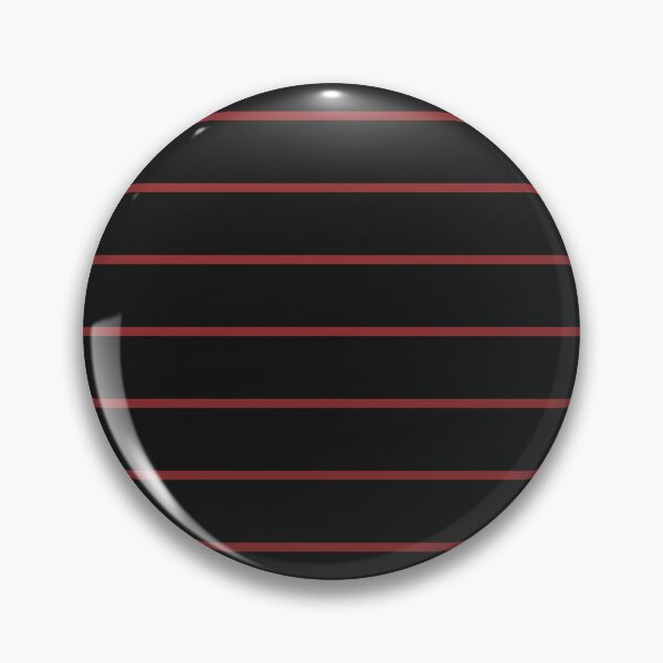 Item preview, Black And Brick Red Horizontal Pinstripes Pattern designed and sold by pattern-archive.