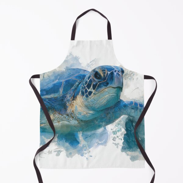 Item preview, Swimming green sea turtle in ocean designed and sold by anytka.