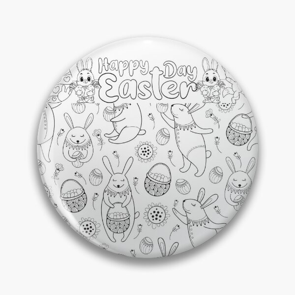 Item preview, Easter Bunny Coloring Page Line Art Design? designed and sold by FunSticky14.