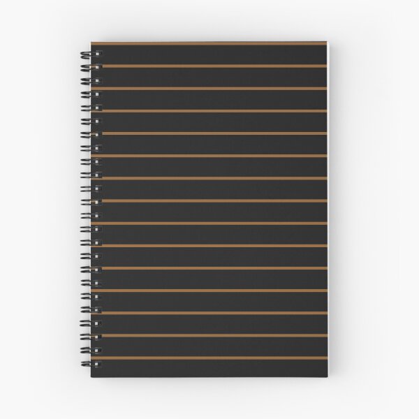 Aperçu de l'œuvre Motif à fines rayures horizontales noires et bronze créée et vendue par pattern-archive.