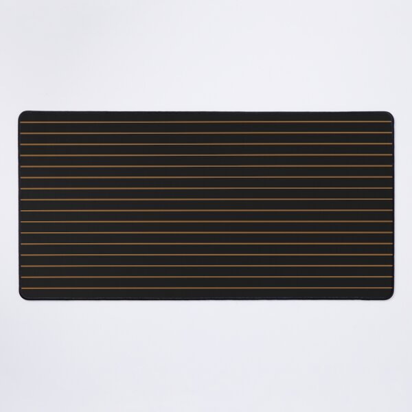 Item preview, Black And Bronze Horizontal Pinstripes Pattern designed and sold by pattern-archive.