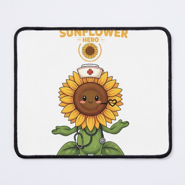 Item preview, Nurse Sunflower Hero designed and sold by pumsquare.
