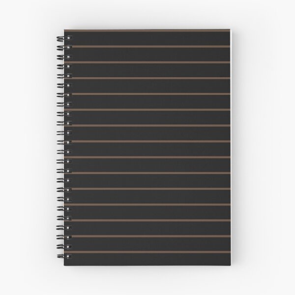 Aperçu de l'œuvre Motif à fines rayures horizontales noires et brunes créée et vendue par pattern-archive.