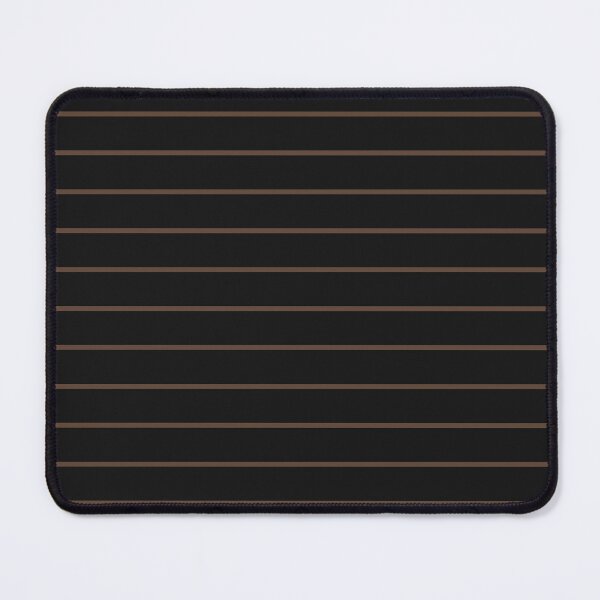 Item preview, Black And Brown Horizontal Pinstripes Pattern designed and sold by pattern-archive.