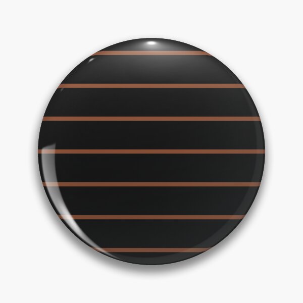 Item preview, Black And Copper Horizontal Pinstripes Pattern designed and sold by pattern-archive.