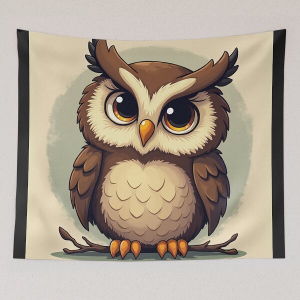 Item preview, Cartoon Owl designed and sold by laurakerr.