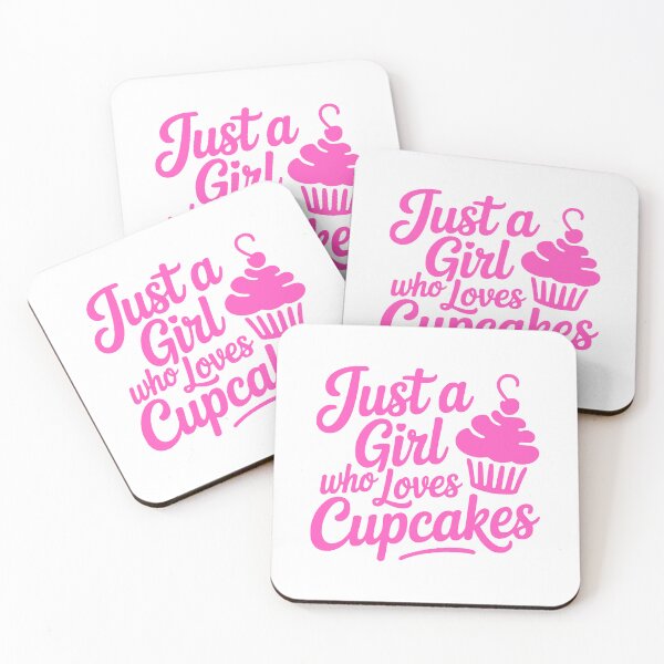 Item preview, Just a Girl Who Loves Cupcakes! Cute Cupcake Lover T-Shirt designed and sold by PMCreative.