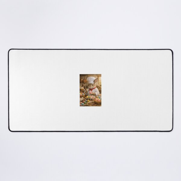 Item preview, Chef Rabbit Paints Easter Eggs designed and sold by Lyvion design.