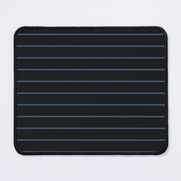 Item preview, Black And Denim Horizontal Pinstripes Pattern designed and sold by pattern-archive.