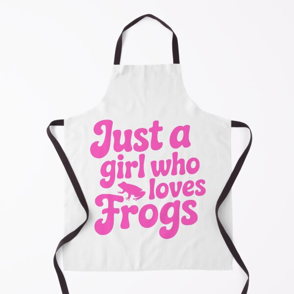 Item preview, Just a Girl Who Loves Frogs! Cute Frog Lover T-Shirt – Pink Retro Amphibian Graphic designed and sold by PMCreative.