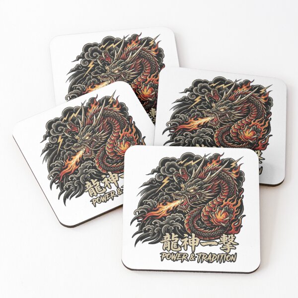 Item preview, Japanese Dragon Ryujin Ichigeki Traditional Tattoo Art designed and sold by SakuraMarket26.