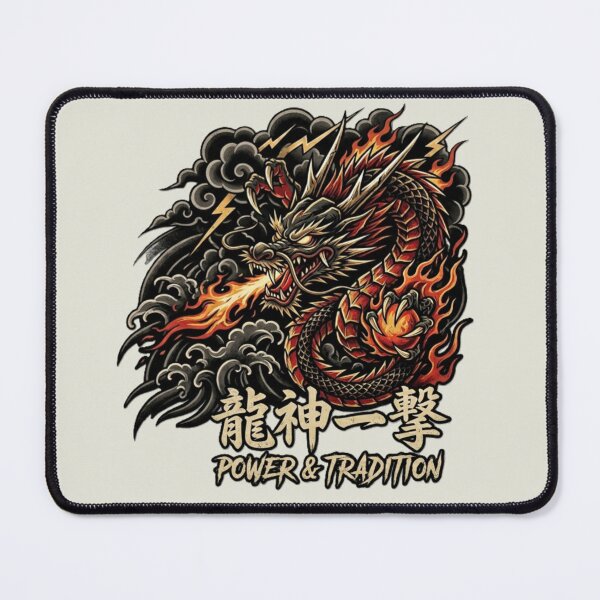 Item preview, Japanese Dragon Ryujin Ichigeki Traditional Tattoo Art designed and sold by SakuraMarket26.