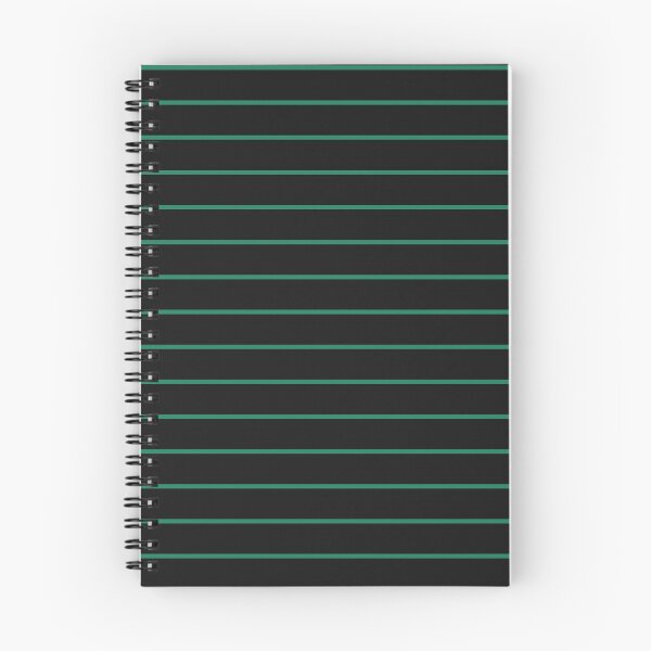 Item preview, Black And Green Horizontal Pinstripes Pattern designed and sold by pattern-archive.