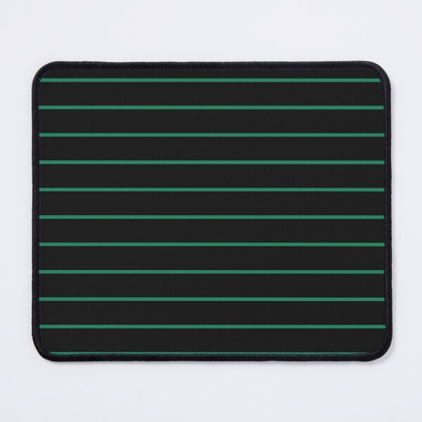 Item preview, Black And Green Horizontal Pinstripes Pattern designed and sold by pattern-archive.