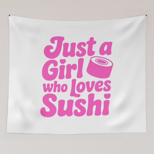 Item preview, Just a Girl Who Loves Sushi! Cute Sushi Lover T-Shirt  designed and sold by PMCreative.