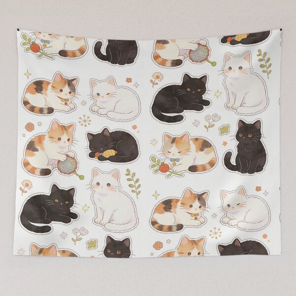 Item preview, cats designed and sold by xianxiu-ling.