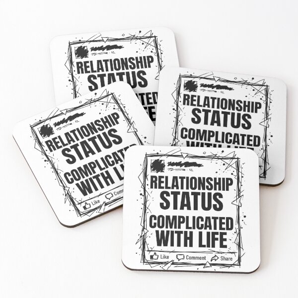Item preview, Relationship Status: Complicated With Life designed and sold by DeadlyWhisper.